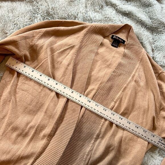 Perfect Tunic Length Camel Cardigan BYdesign Womens size XL - Picture 5 of 8